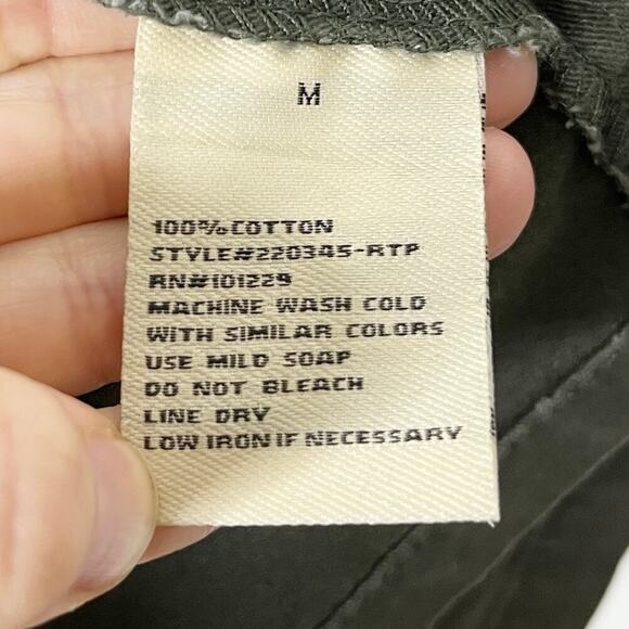 Ashley by 26 International Womens Utility Vest M Green Cargo Pockets 100% Cotton - Picture 9 of 9